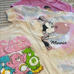 3 Graphic T-shirts  Minnie Mouse, Care Bear, Encanto